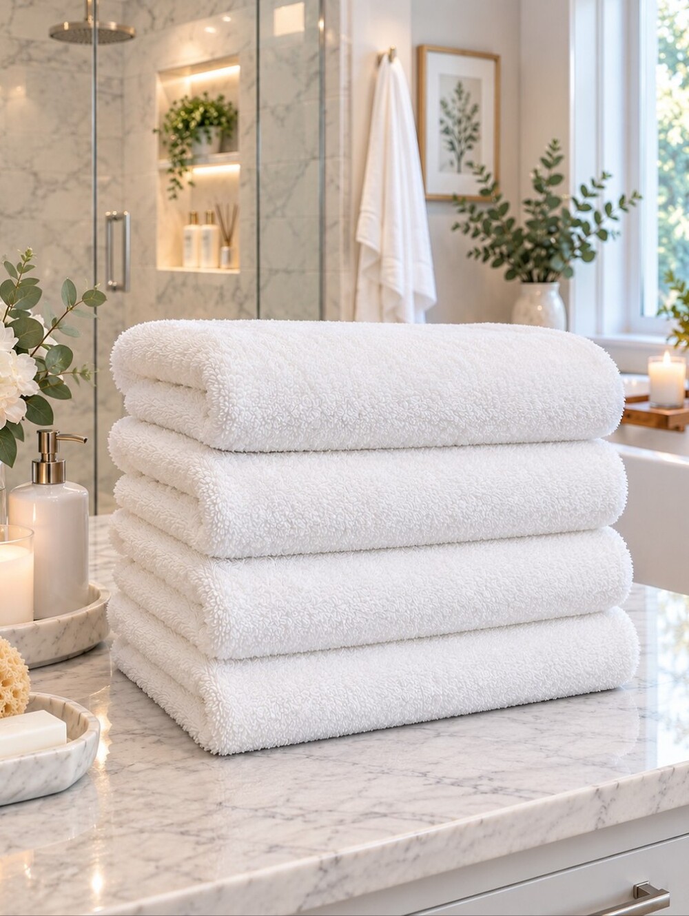 Set Of 4 Bath Towels